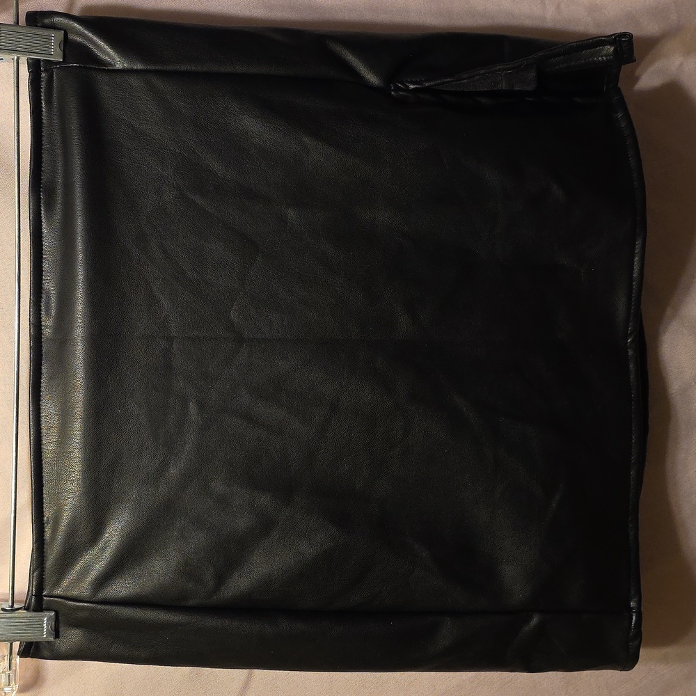 Fashion Nova Pleather Black Skirt Womens Size Small (Janette # 17)